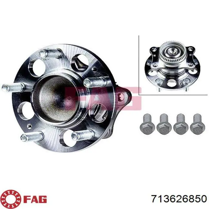 Cubo traseiro FAG 713626850 preço, a partir de 65,36 USD