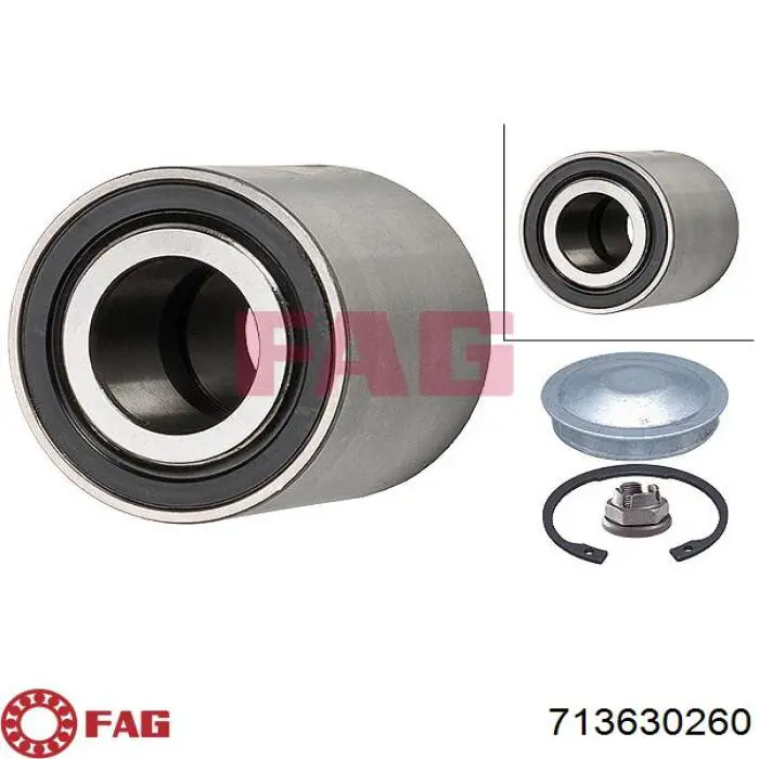 Compre FC12180S04 SNR Rolamento de cubo traseiro
