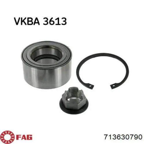 Compre 713630790 FAG Rolamento de cubo dianteiro