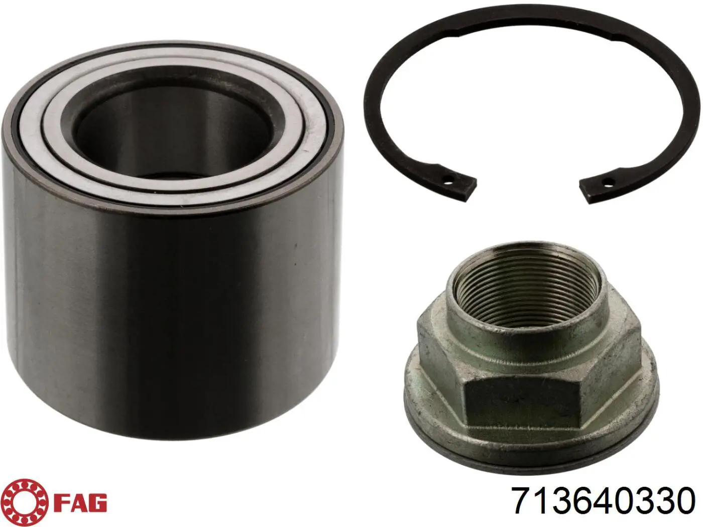 Compre 713640330 FAG Rolamento de cubo traseiro