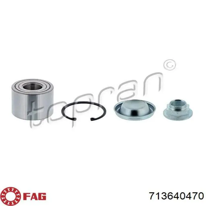 Compre FC41245 SNR Rolamento de cubo traseiro