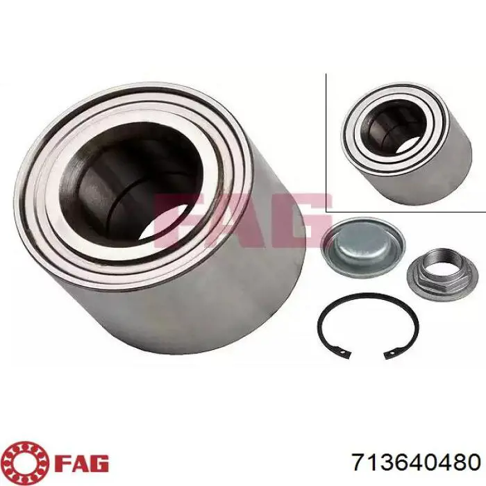 Rolamento de cubo traseiro FAG 713640480 preço, a partir de 39,16 USD