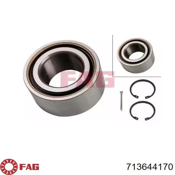 Compre 713644170 FAG Rolamento de cubo dianteiro