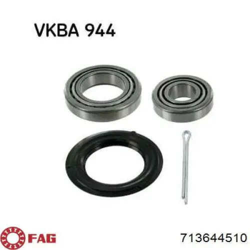 Compre 713644510 FAG Rolamento de cubo dianteiro/traseiro