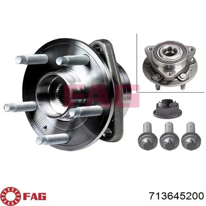 Cubo dianteiro FAG 713645200 preço, a partir de 100,45 USD