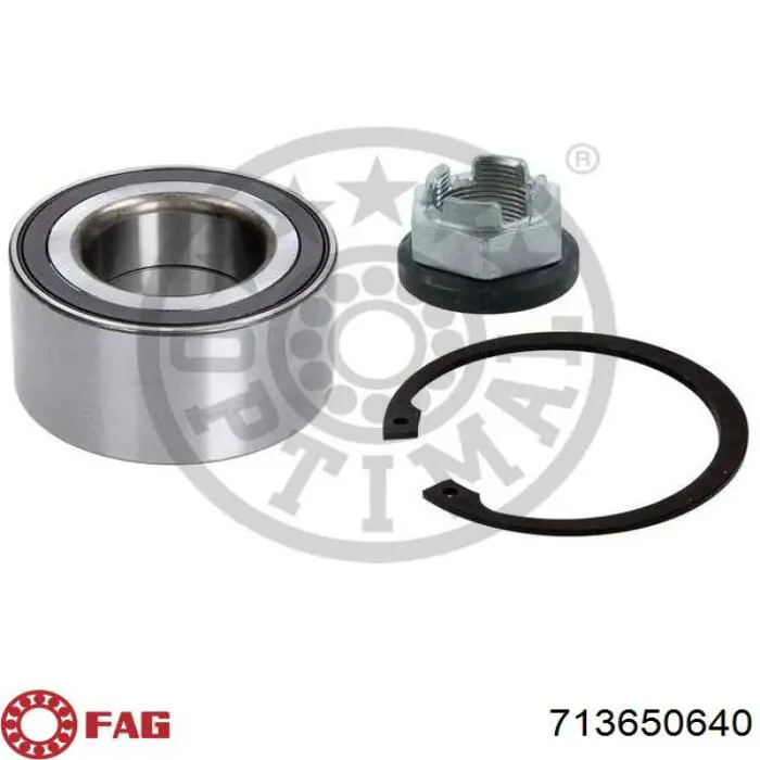 Rolamento de cubo dianteiro 1647857380 Peugeot/Citroen