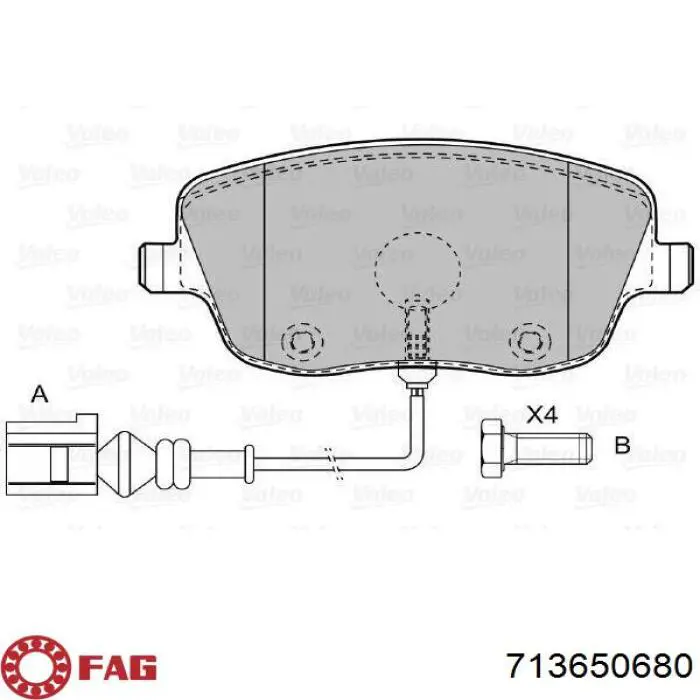 Compre 9819074780 Peugeot/Citroen Cubo traseiro