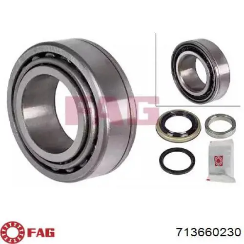 Rolamento de cubo traseiro FAG 713660230 preço, a partir de 61,10 USD