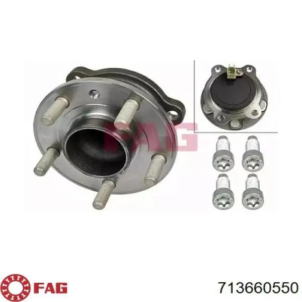 Rolamento de cubo traseiro FAG 713660550 preço, a partir de 90,45 USD