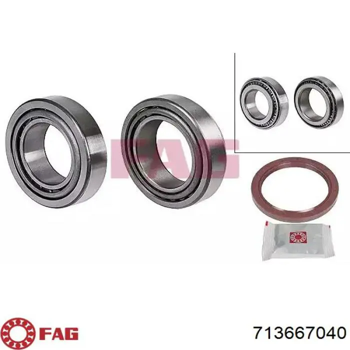 Rolamento de cubo traseiro FAG 713667040 preço, a partir de 57,75 USD