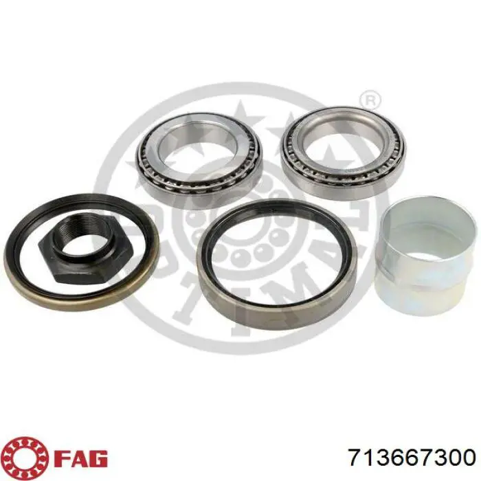 Compre 713667300 FAG Rolamento de cubo dianteiro