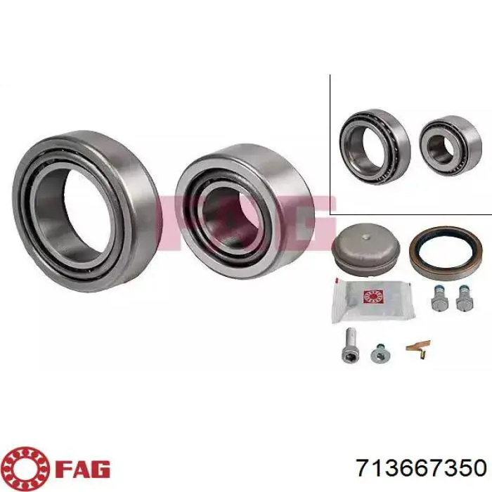 Rolamento de cubo dianteiro FAG 713667350 preço, a partir de 38,86 USD