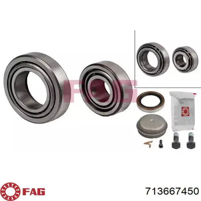 Rolamento de cubo dianteiro FAG 713667450 preço, a partir de 17,86 USD