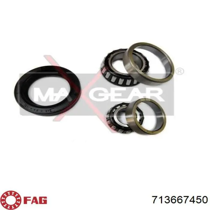 Compre 713667450 FAG Rolamento de cubo dianteiro