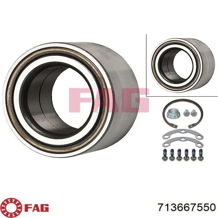 Rolamento de cubo traseiro FAG 713667550 preço, a partir de 61,69 USD
