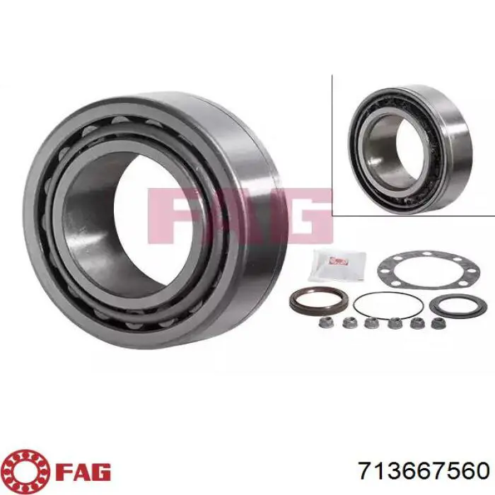 Rolamento de cubo traseiro FAG 713667560 preço, a partir de 61,82 USD