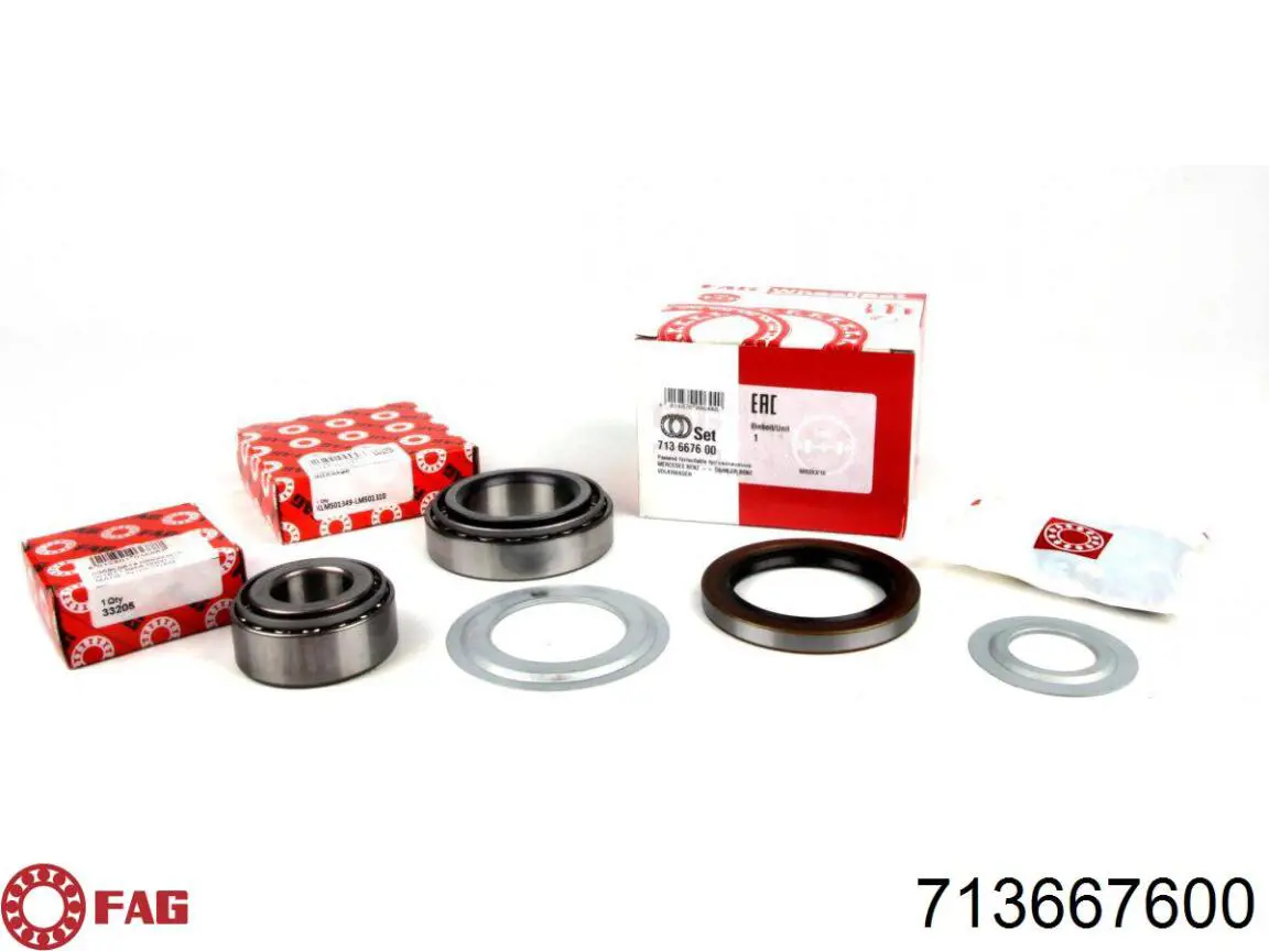 Compre 713667600 FAG Rolamento de cubo dianteiro