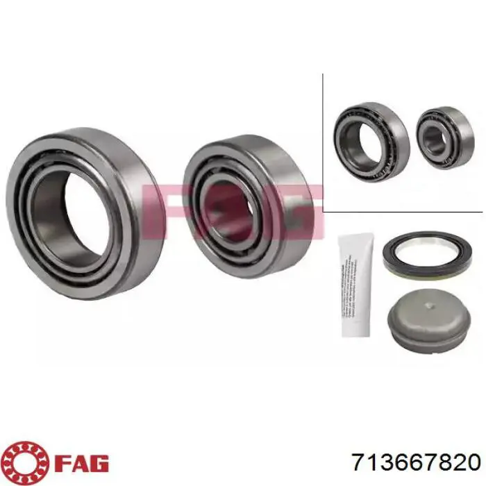 Rolamento de cubo dianteiro FAG 713667820 preço, a partir de 33,79 USD
