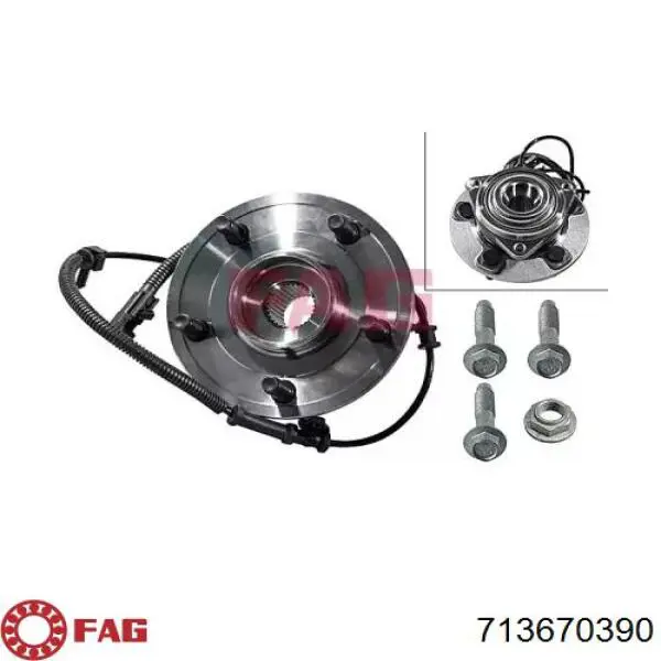 Cubo dianteiro FAG 713670390 preço, a partir de 179,01 USD