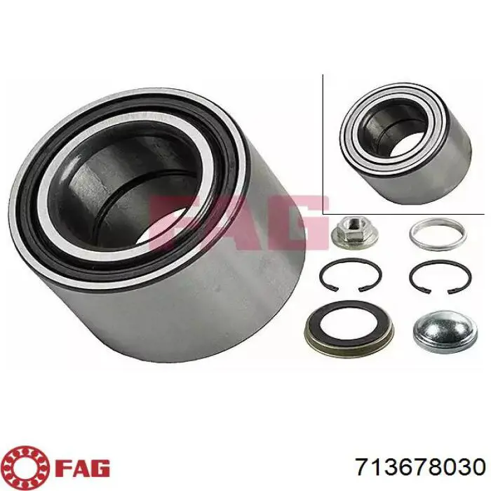 Compre 713678030 FAG Rolamento de cubo traseiro