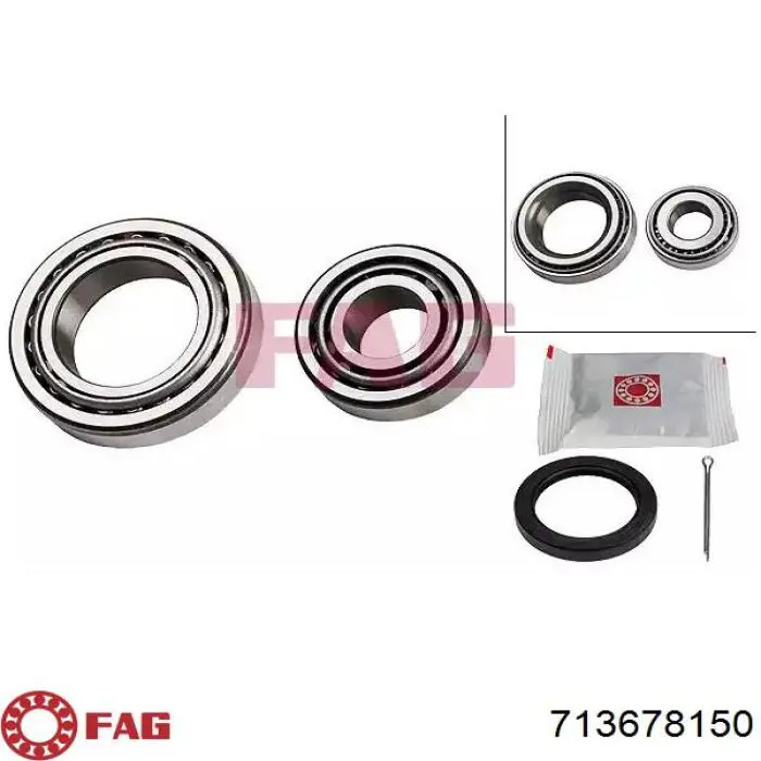 Rolamento de cubo dianteiro/traseiro FAG 713678150 preço, a partir de 18,03 USD