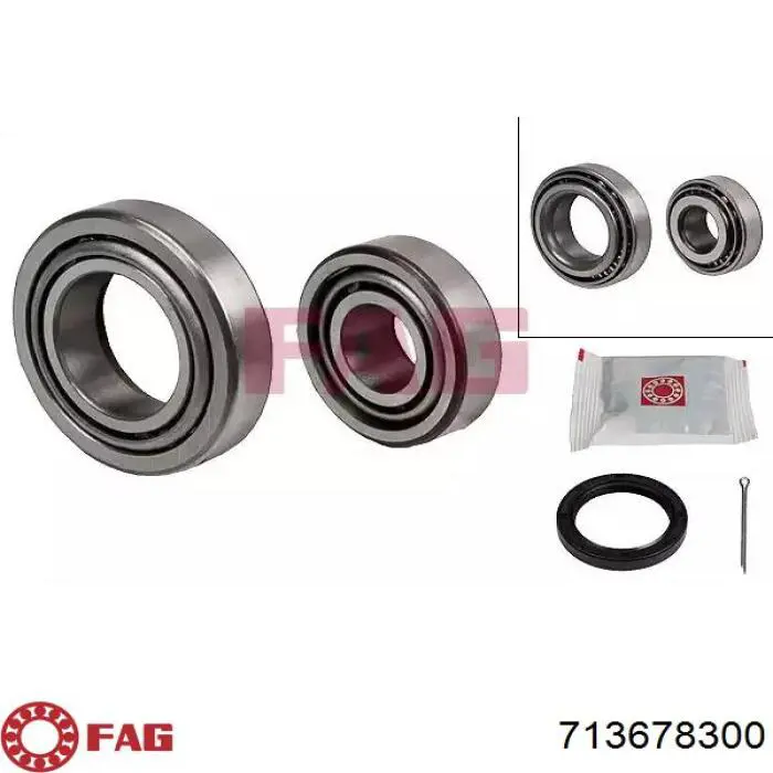Rolamento de cubo dianteiro FAG 713678300 preço, a partir de 18,57 USD