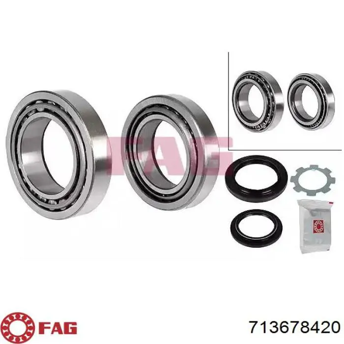 Rolamento de cubo traseiro FAG 713678420 preço, a partir de 64,59 USD