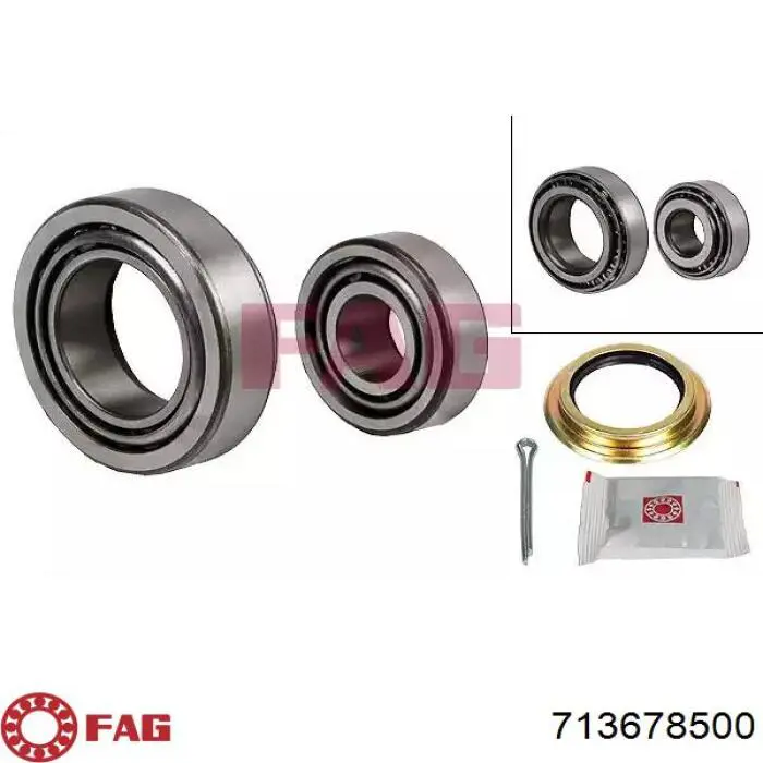 Rolamento de cubo dianteiro FAG 713678500 preço, a partir de 24,07 USD