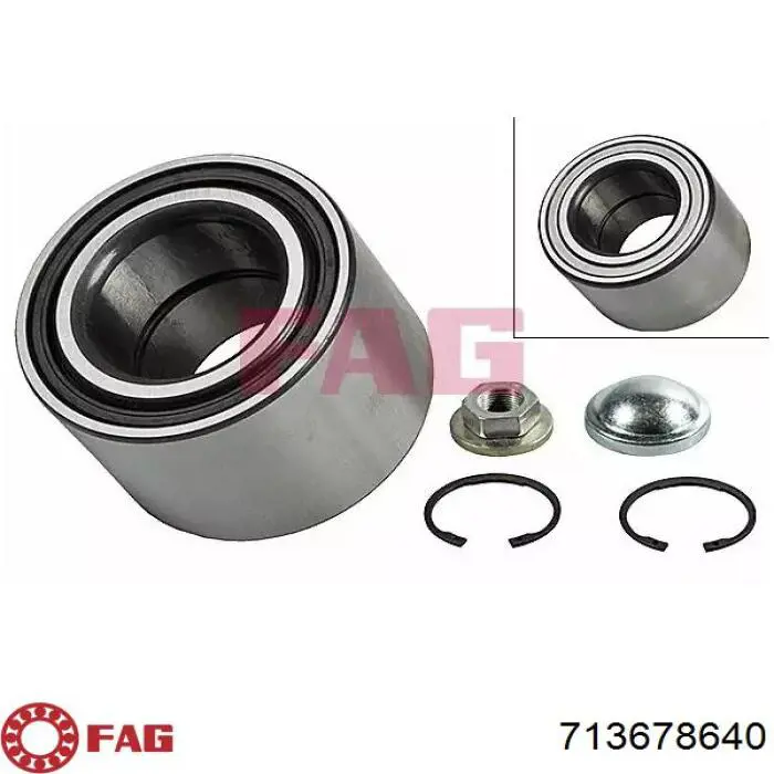 Rolamento de cubo traseiro FAG 713678640 preço, a partir de 36,76 USD