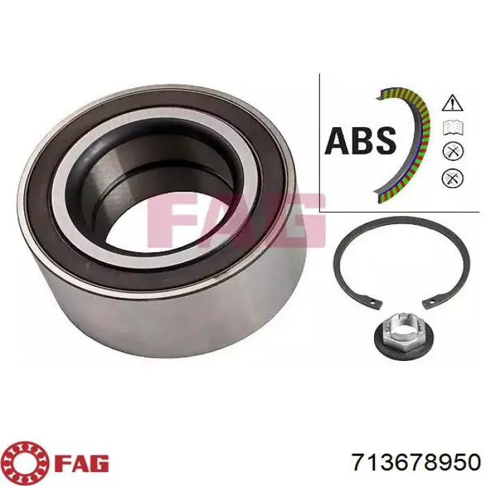 Rolamento de cubo dianteiro FAG 713678950 preço, a partir de 46,71 USD