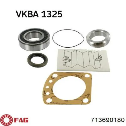 Rolamento de cubo traseiro FAG 713690180 preço, a partir de 36,53 USD