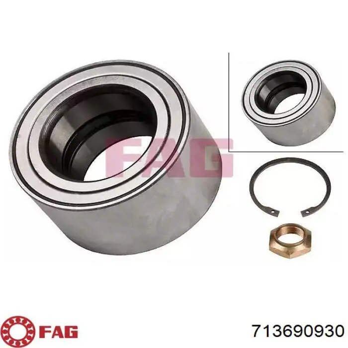 Rolamento de cubo dianteiro FAG 713690930 preço, a partir de 60,16 USD