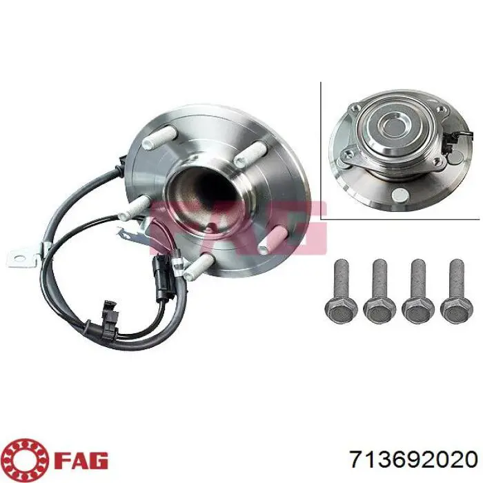 Cubo traseiro direito FAG 713692020 preço, a partir de 123,61 USD
