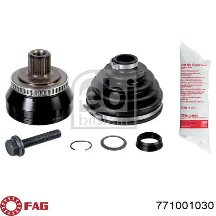 Junta homocinética externa traseira FAG 771001030 preço, a partir de 45,05 USD