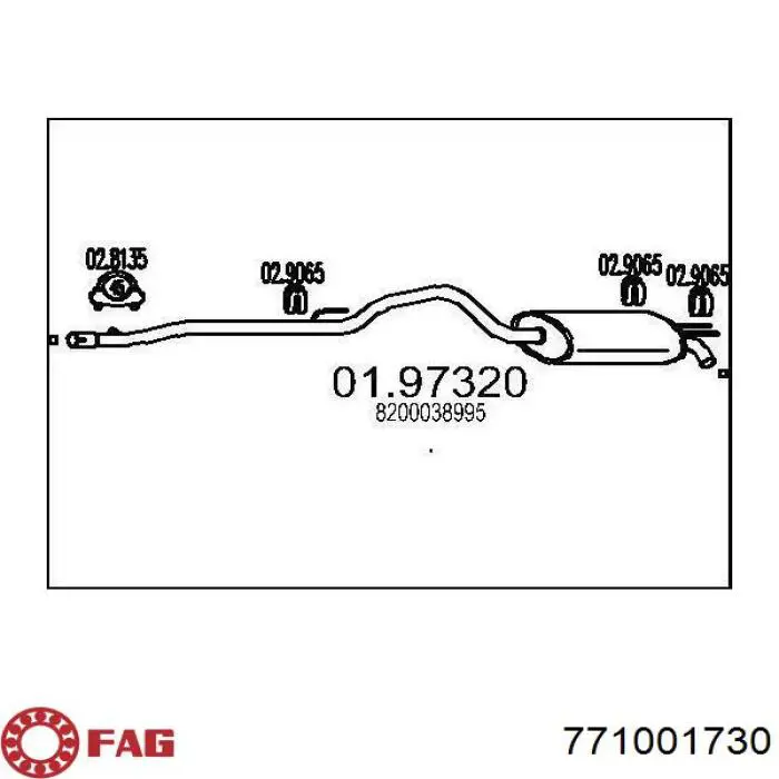 Junta homocinética externa dianteira FAG 771001730 preço, a partir de 45,11 USD