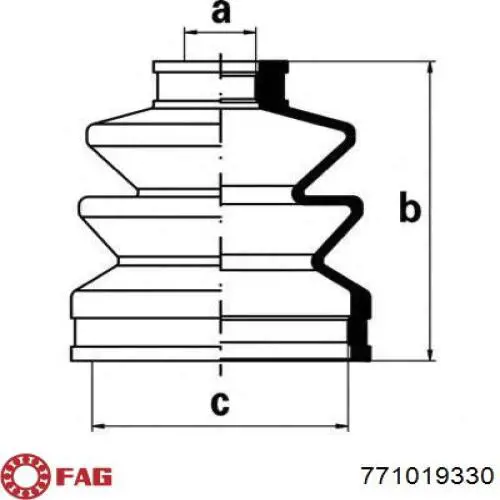 Junta homocinética externa dianteira FAG 771019330 preço, a partir de 35,82 USD