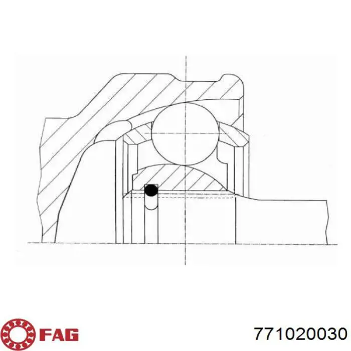 Compre 771020030 FAG Junta homocinética externa dianteira