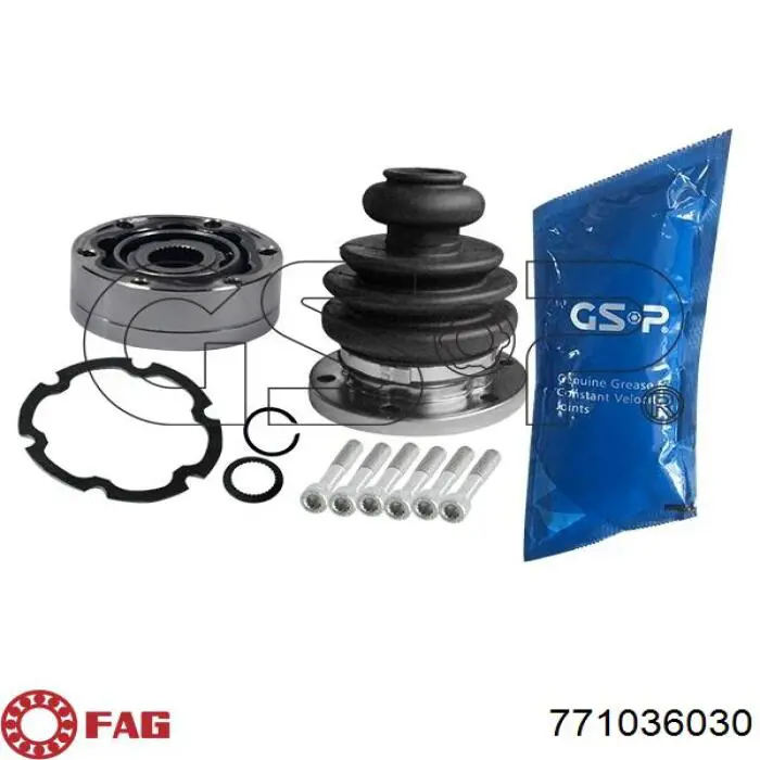 Junta homocinética interna dianteira esquerda FAG 771036030 preço, a partir de 29,42 USD