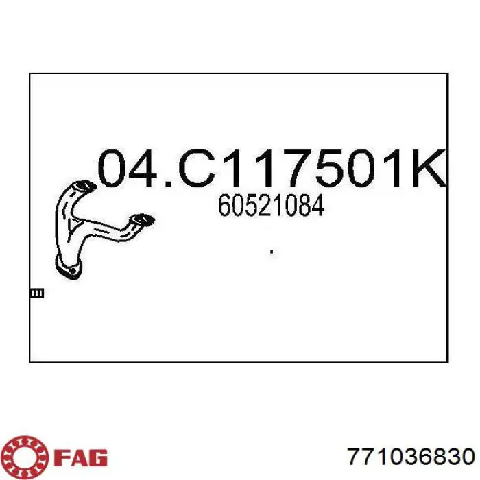 Compre 771036830 FAG Junta homocinética externa dianteira