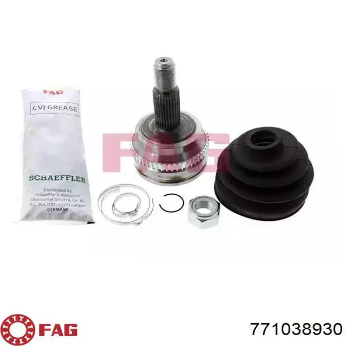Junta homocinética externa dianteira FAG 771038930 preço, a partir de 47,74 USD