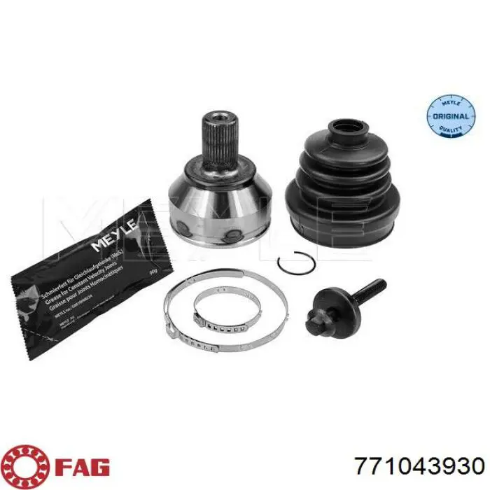 Junta homocinética externa dianteira FAG 771043930 preço, a partir de 35,40 USD