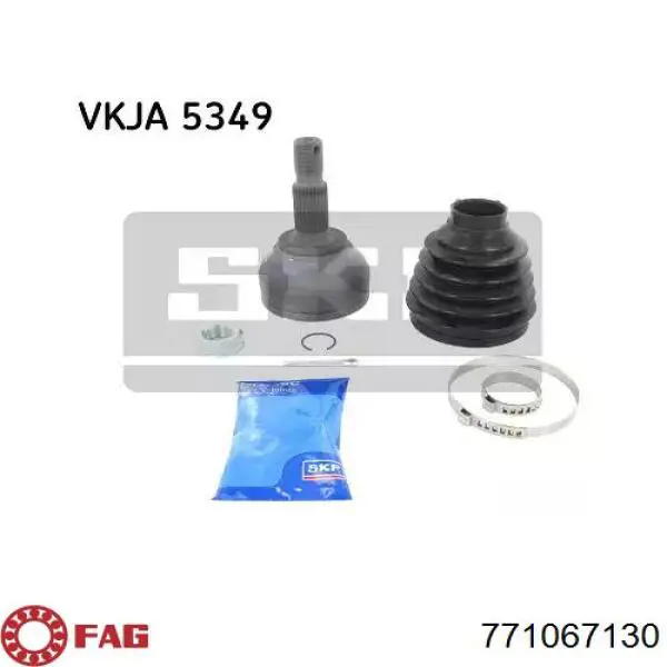 Junta homocinética externa dianteira FAG 771067130 preço, a partir de 48,38 USD