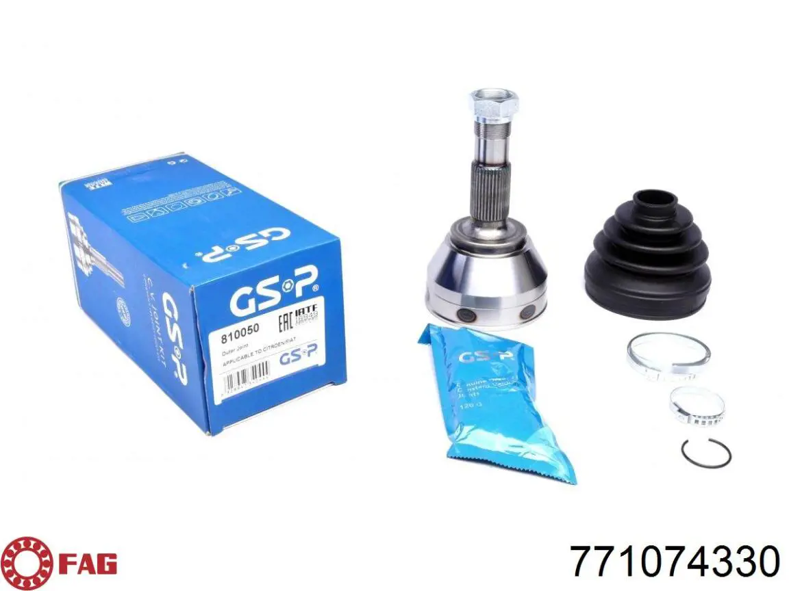 Junta homocinética externa dianteira FAG 771074330 preço, a partir de 65,45 USD