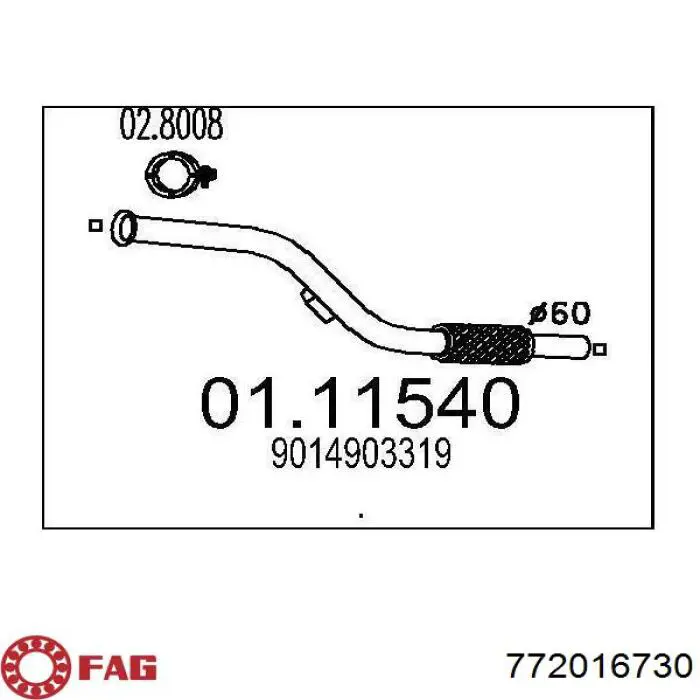 Compre 772016730 FAG Bota de proteção interna de junta homocinética do semieixo dianteiro