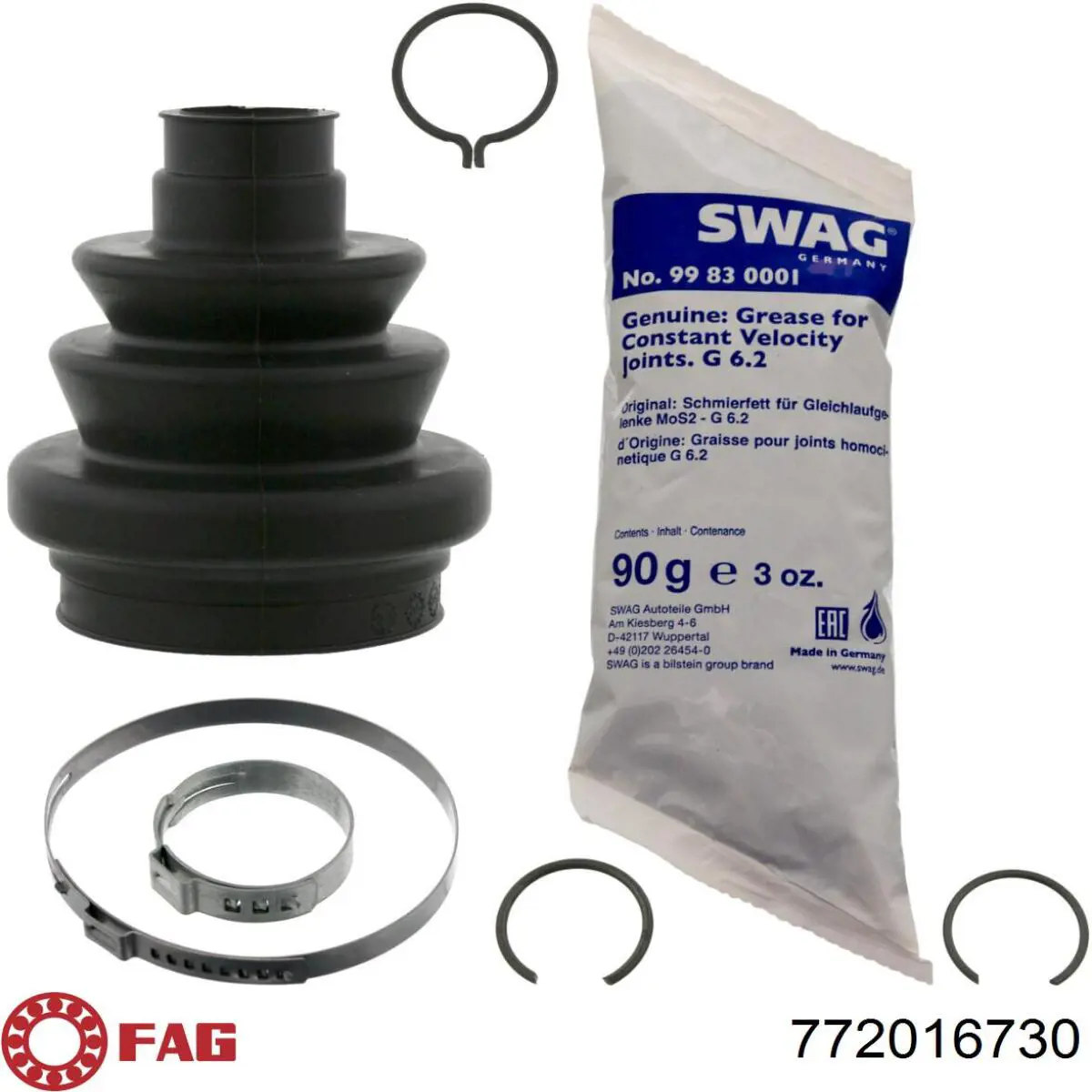 Bota de proteção interna de junta homocinética do semieixo dianteiro FAG 772016730 preço, a partir de 7,93 USD