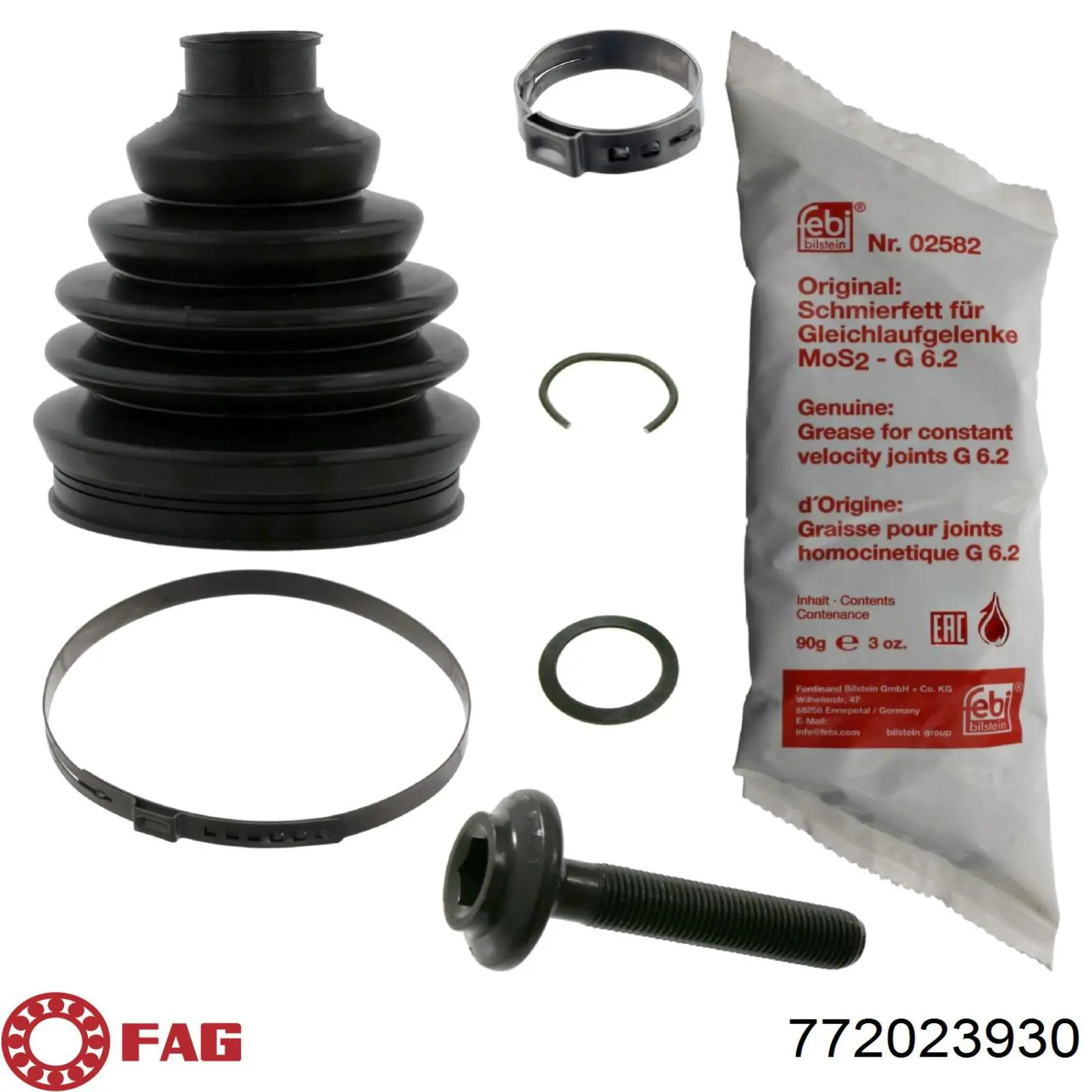 Bota de proteção externa de junta homocinética do semieixo dianteiro FAG 772023930 preço, a partir de 10,09 USD