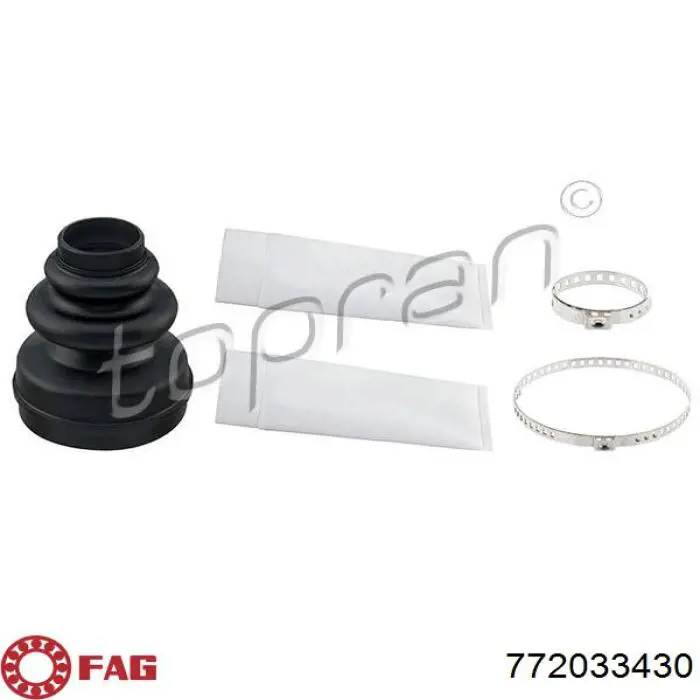 Compre 772033430 FAG Bota de proteção interna de junta homocinética do semieixo dianteiro