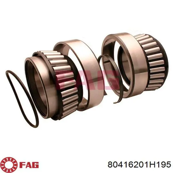 80416201H195 FAG Rolamento de cubo traseiro