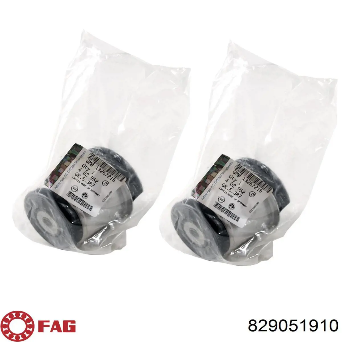 829051910 FAG Bloco silencioso de viga traseira (de plataforma veicular)