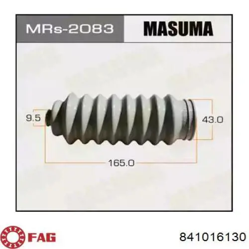 Compre 841016130 FAG Bota de proteção do mecanismo de direção (de cremalheira)
